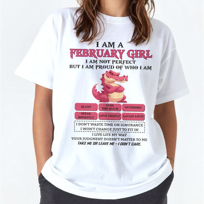 February Girl Shirt – Birthday Gift for Women - NINA02 FMA (SKU10-80-02)