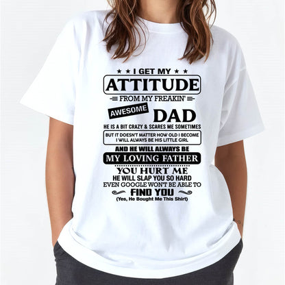 I WILL ALWAYS BE HIS LITTLE GIRL AND HE WILL ALWAYS BE MY LOVING FATHER - FROM DAD - NINA00 (SKU2605-120-00)