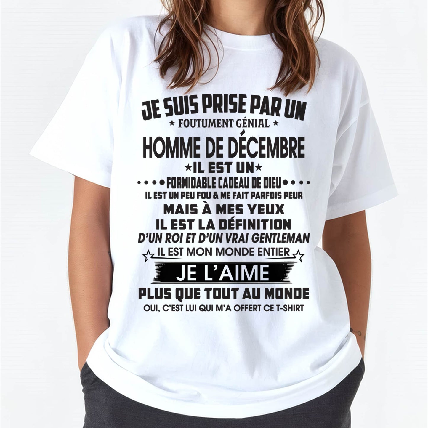 DÉCEMBRE – MAIS À MES YEUX, IL EST LA DÉFINITION D’UN ROI ET D’UN VÉRITABLE GENTLEMAN – DE SON MARI - FR12/NINA12 (SKU2602-14-12)
