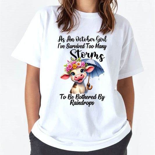 OCTOBER - I’VE SURVIVED TOO MANY STORMS TO BE BOTHERED BY RAINDROPS - FMA - NINA10 (SKU2604-23-10)