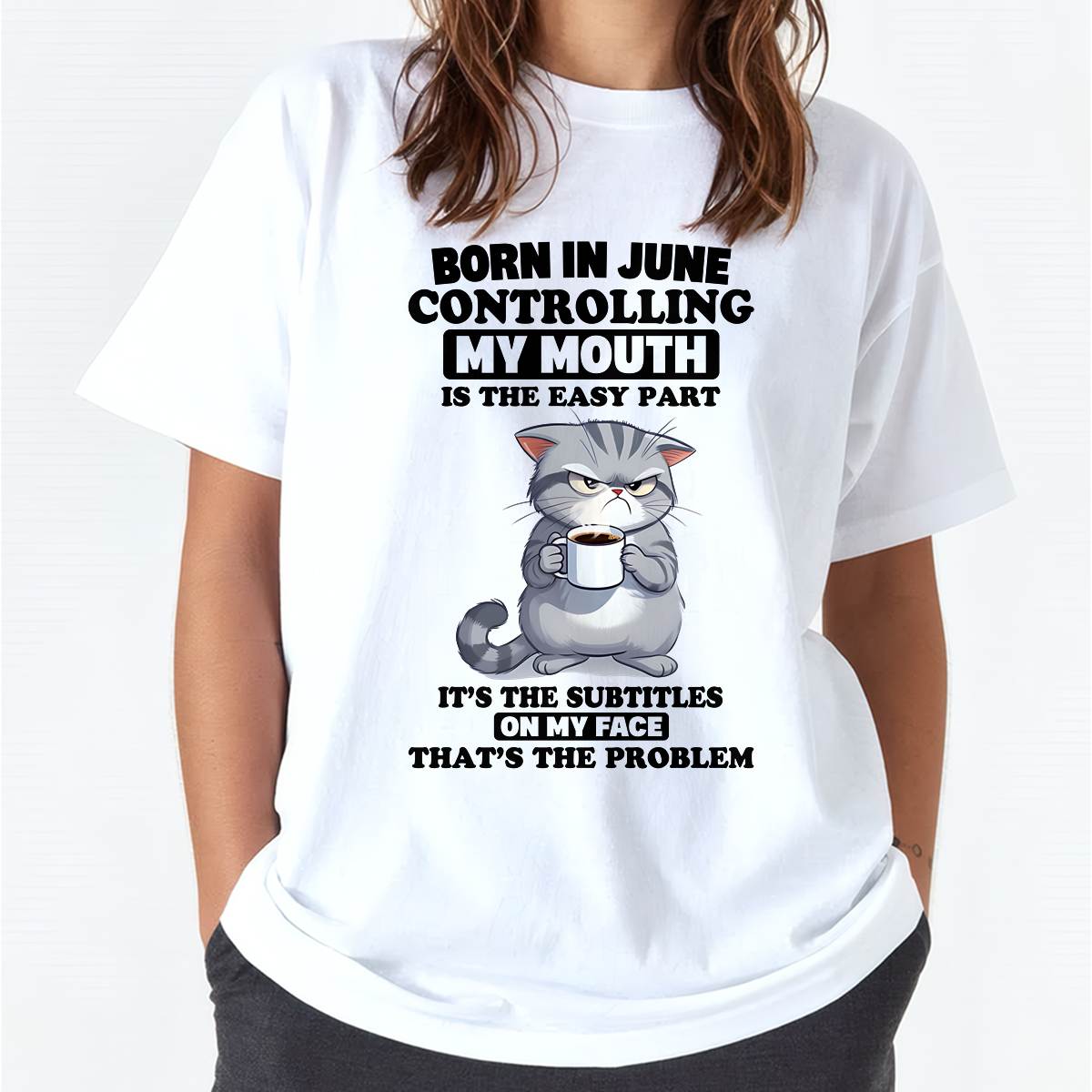 JUNE - CONTROLLING MY MOUTH IS THE EASY PART IT’S THE SUBTITLES ON MY FACE THAT’S THE PROBLEM - FMA - NINA06 (SKU2604-191-06)