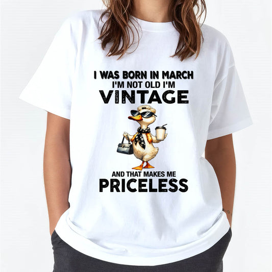 MARCH - I'M NOT OLD I'M VINTAGE AND THAT MAKES ME PRICELESS - FMA - NINA03 (SKU2604-90-03)