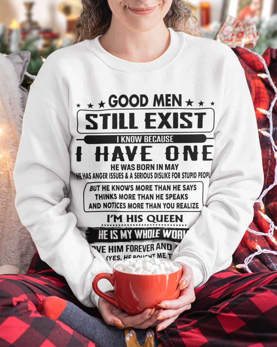May - Good men Still Exist - gift for your girlfriend, wife from Husband - NINA05 (SKU-GM-05)