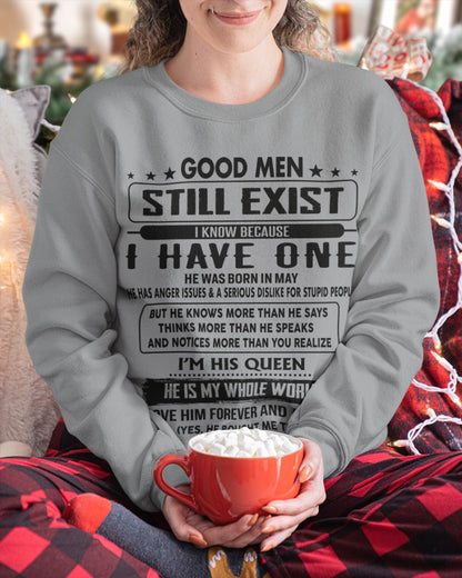 May - Good men Still Exist - gift for your girlfriend, wife from Husband - NINA05 (SKU-GM-05)