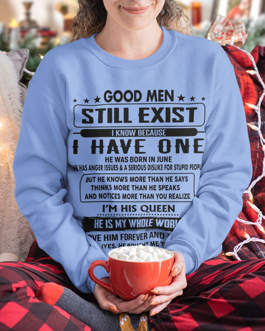 June - Good men Still Exist - gift for your girlfriend, wife from Husband - NINA06 (SKU-GM-06)
