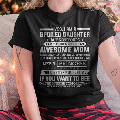 I Get My Attitude From My Freaking Awesome Mom - Gift for Daughter From Mom - NINA00