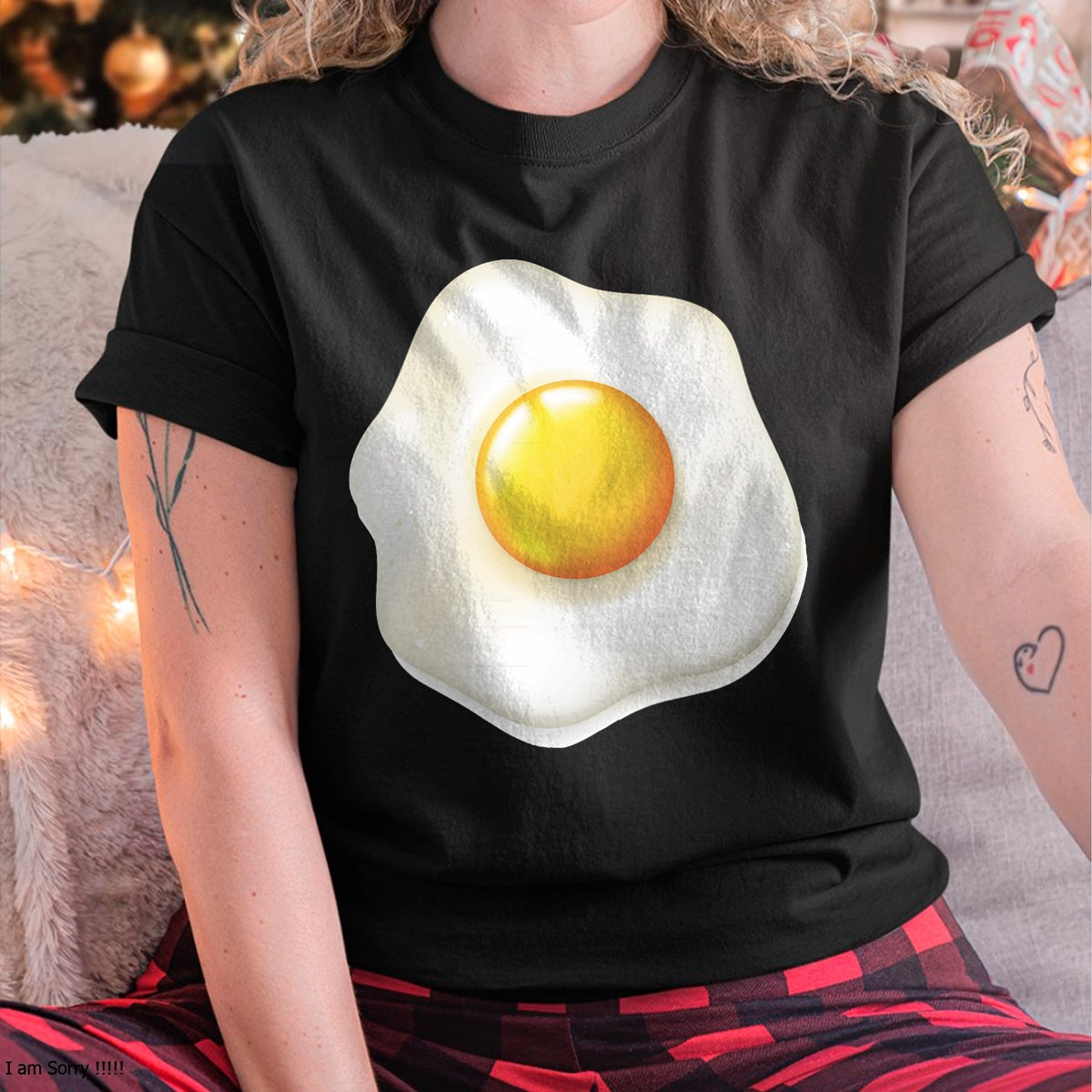 Egg Costume T-Shirt Funny Christmas  Halloween Egg Shirt T-Shirt - Christmas Unisex T-Shirt/Hoodie/Sweatshirt - NINA00