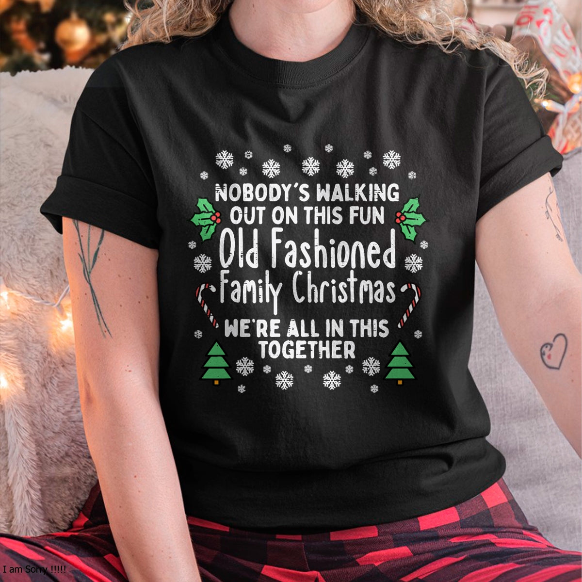 Old Fashioned Family Christmas Ugly Xmas Men Women Kids T-Shirt - Christmas Unisex T-Shirt/Hoodie/Sweatshirt - NINA00