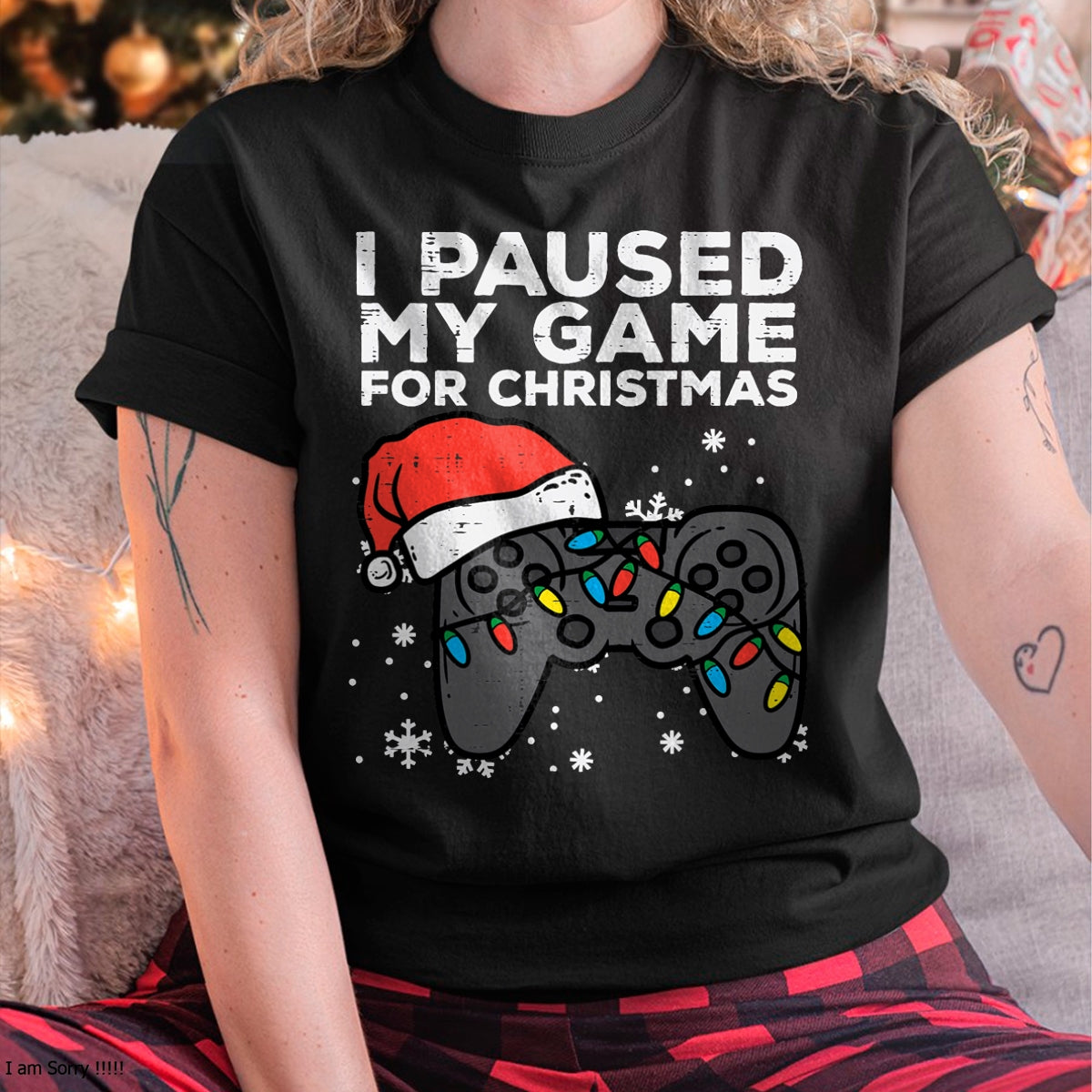 Paused My Game Christmas Gamer Xmas Men Boys Kids Youth Teen T-Shirt - Christmas Unisex T-Shirt/Hoodie/Sweatshirt - NINA00