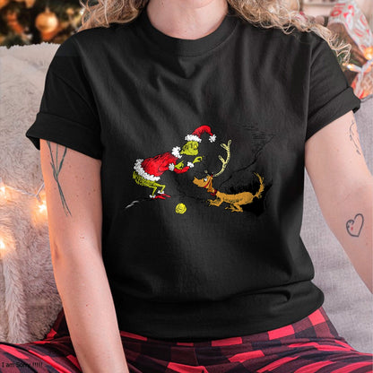 Dr. Seuss Reindeer T-shirt - Christmas Unisex T-Shirt/Hoodie/Sweatshirt - NINA00