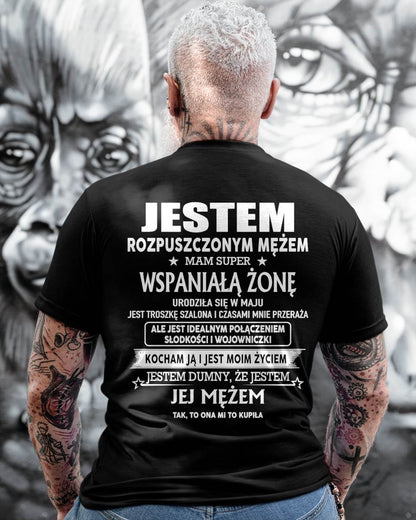 Niesamowita Żona Urodzona w maju – Idealny Prezent dla Twojego Męża – POL/NINA05 (SKU11-67-05)