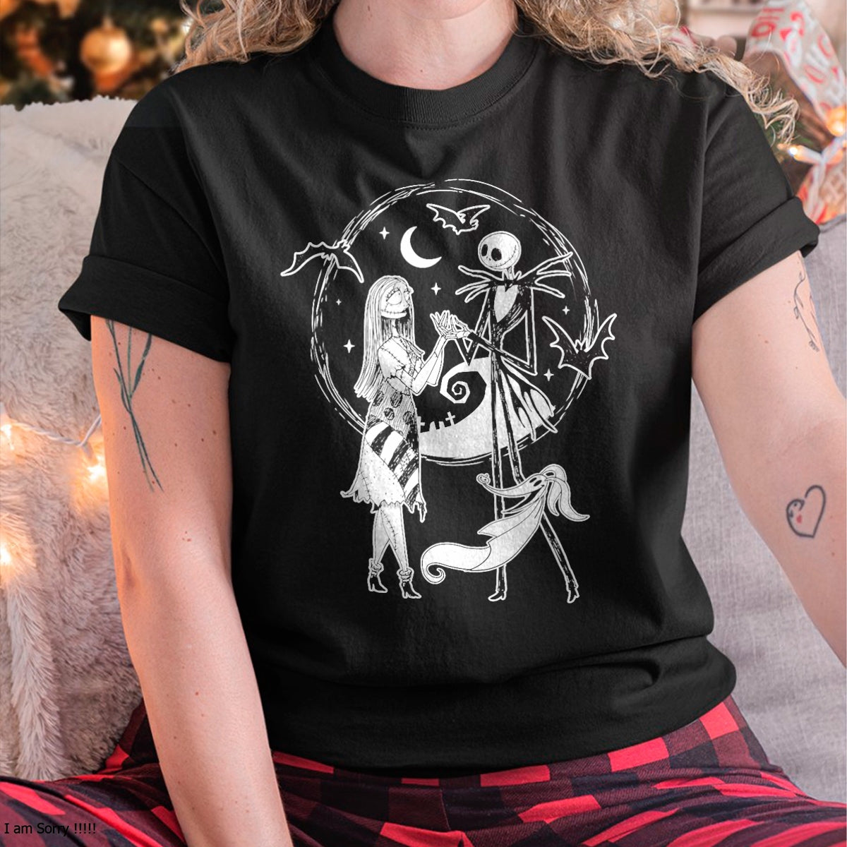 Christmas Shirts for Family, Funny christmas shirts, Christmas Unisex T-Shirt/Hoodie/Sweatshirt HLT00 - Nightmare Before Christmas - Jack Sally Zero T-Shirt