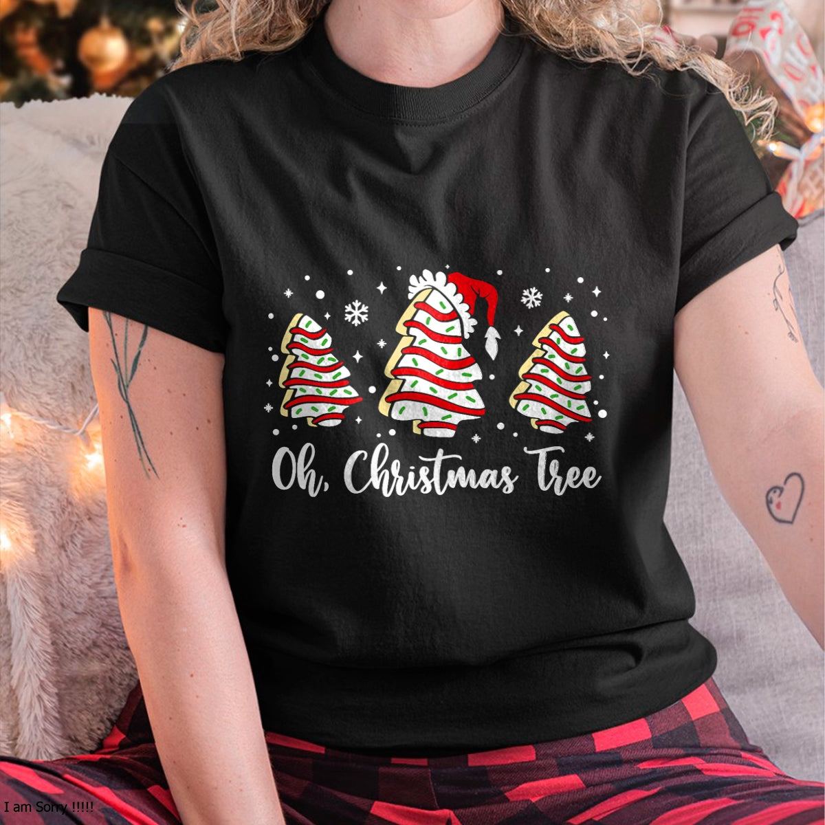 Groovy Oh Christmas Tree Cakes Debbie Becky Jen Cake Lovers T-Shirt - Christmas Unisex T-Shirt/Hoodie/Sweatshirt - NINA00