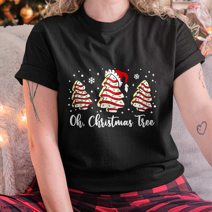 Groovy Oh Christmas Tree Cakes Debbie Becky Jen Cake Lovers T-Shirt - Christmas Unisex T-Shirt/Hoodie/Sweatshirt - NINA00