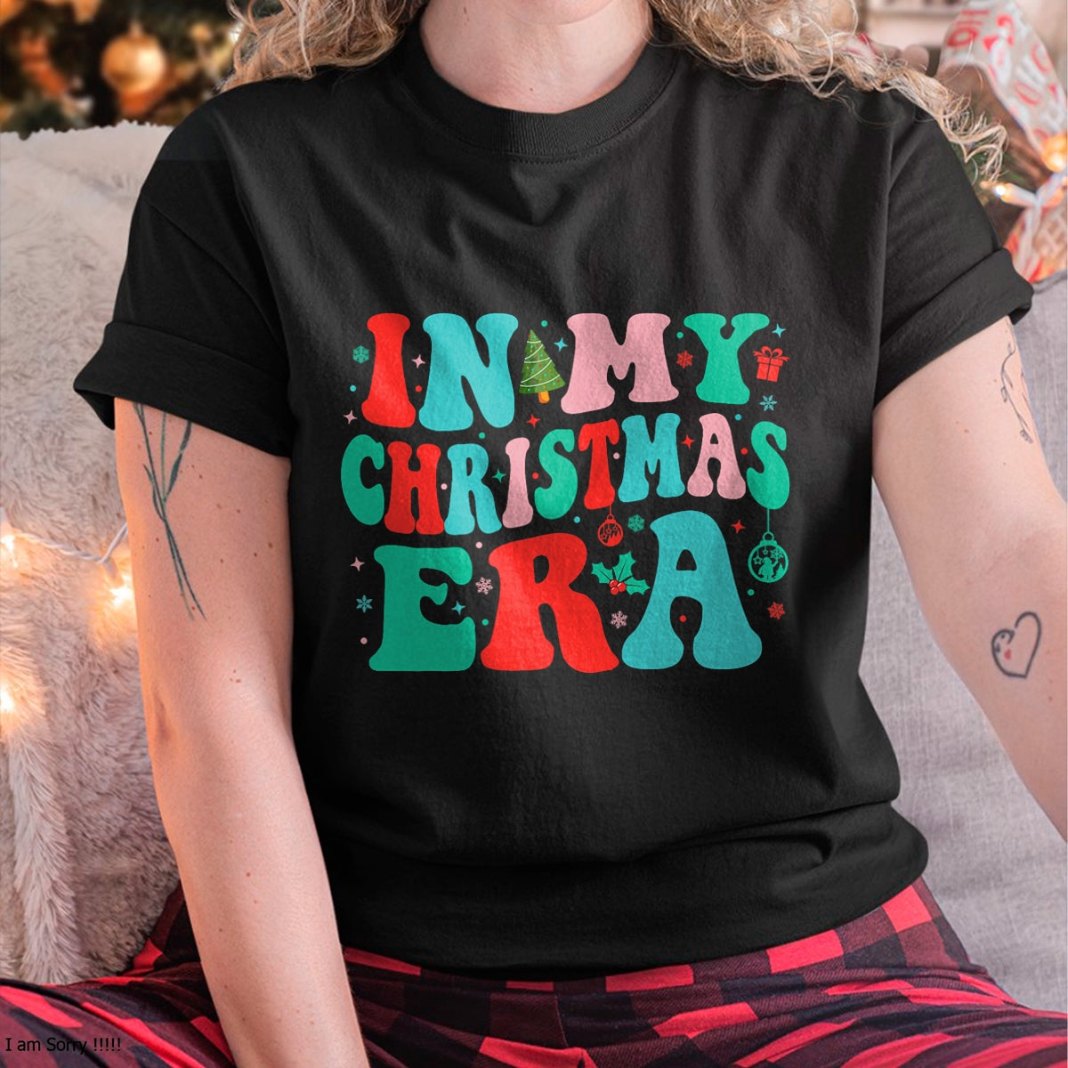In My Christmas Era Cute Groovy Christmas Holiday Xmas T-Shirt - Christmas Unisex T-Shirt/Hoodie/Sweatshirt - NINA00