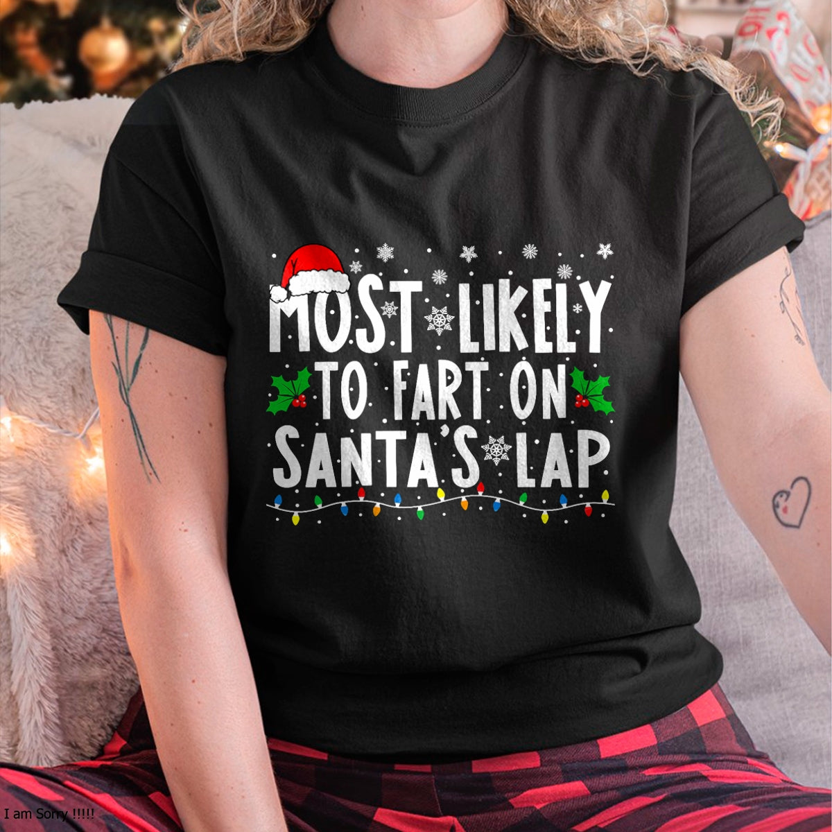 Most Likely to Fix Santa Sleigh Family Matching Christmas T-Shirt - Christmas Unisex T-Shirt/Hoodie/Sweatshirt - NINA00