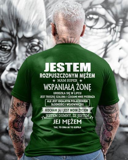 Niesamowita Żona Urodzona w lipcu – Idealny Prezent dla Twojego Męża – POL/NINA07 (SKU11-67-07)