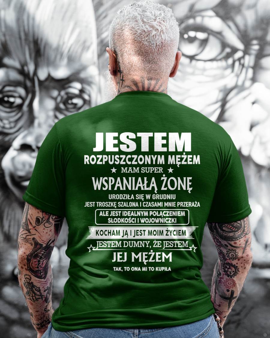Niesamowita Żona Urodzona w grudniu – Idealny Prezent dla Twojego Męża – POL/NINA12 (SKU11-67-12)