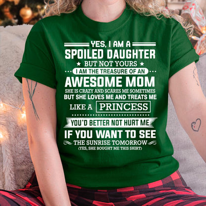 I Get My Attitude From My Freaking Awesome Mom - Gift for Daughter From Mom - NINA00