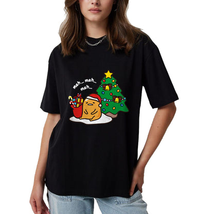 Gudetama Christmas Tree Hoodie Sweatshirt Pullover Hoodie - Christmas Unisex T-Shirt/Hoodie/Sweatshirt - NINA00