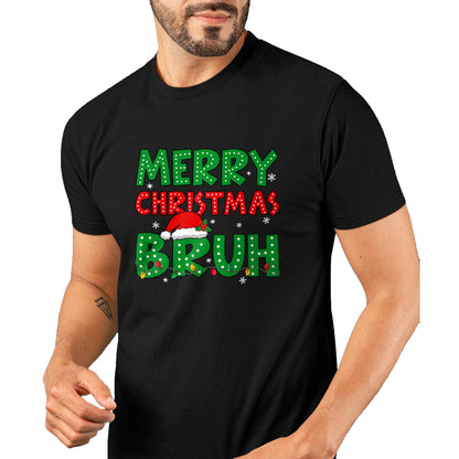 Bruh Meme Funny Saying Bro Greeting Teens Boys Men Christmas T-Shirt - Christmas Unisex T-Shirt/Hoodie/Sweatshirt - NINA00