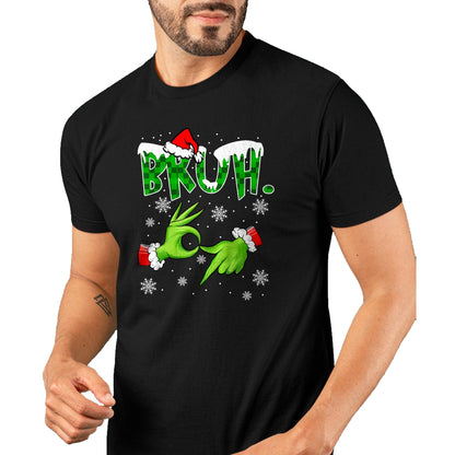 Bruh 67 Six Seven 6 7 Meme Christmas Funny Gen Alpha Slang T-Shirt  - Christmas Unisex T-Shirt/Hoodie/Sweatshirt - NINA00