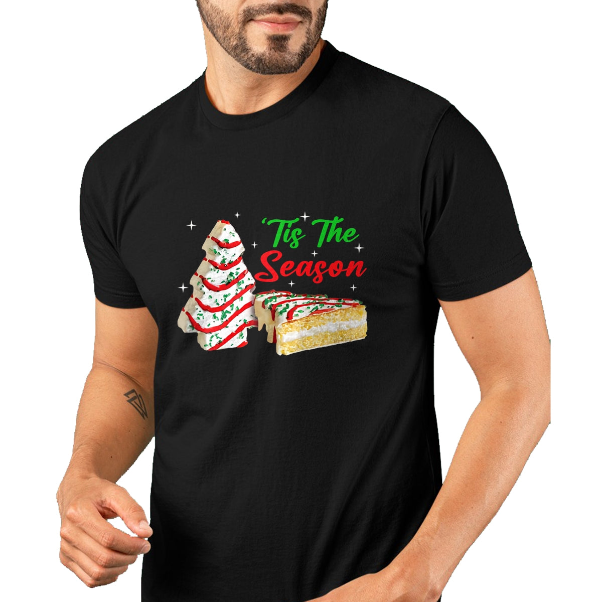 Funny Tis The Season Design Christmas Tree Cakes Debbie T-Shirt - Christmas Unisex T-Shirt/Hoodie/Sweatshirt - NINA00