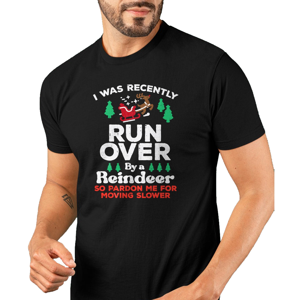 Christmas Runover By Reindeer Funny Xmas Women Men Kids T-Shirt - Christmas Unisex T-Shirt/Hoodie/Sweatshirt - NINA00