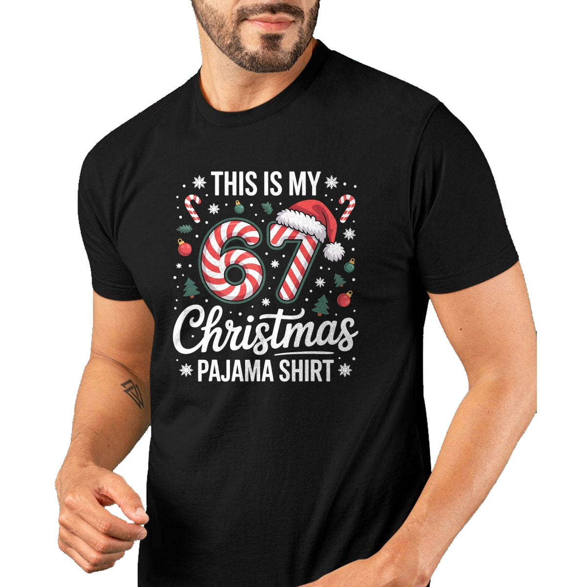 This My 67 Christmas Pajama 67 Meme Gen Alpha Boys Girls T-Shirt - Christmas Unisex T-Shirt/Hoodie/Sweatshirt - NINA00