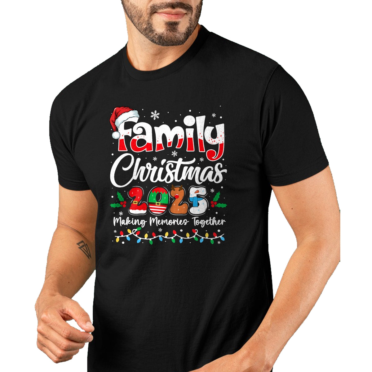 Family Christmas 2025 Matching Outfit Xmas Squad Santa T-Shirt - Christmas Unisex T-Shirt/Hoodie/Sweatshirt - NINA00