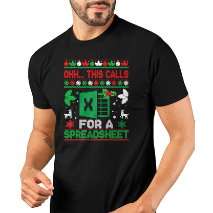 Oh this calls for a Spreadsheet Christmas sweater Excel Sweatshirt - Christmas Unisex T-Shirt/Hoodie/Sweatshirt - NINA00