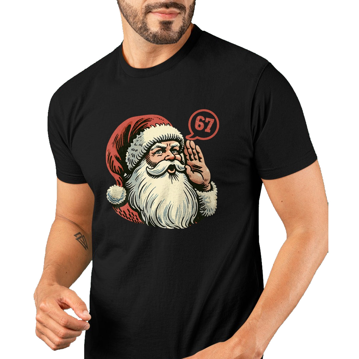 67 Christmas Funny Six Seven Meme Brainrot Santa Claus Boys T-Shirt - Christmas Unisex T-Shirt/Hoodie/Sweatshirt - NINA00