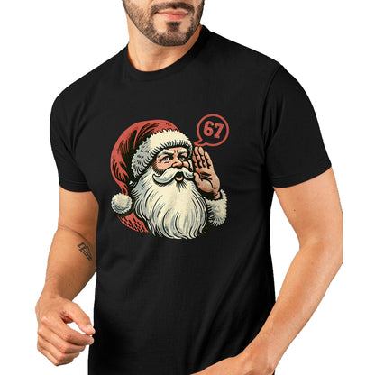 67 Christmas Funny Six Seven Meme Brainrot Santa Claus Boys T-Shirt - Christmas Unisex T-Shirt/Hoodie/Sweatshirt - NINA00