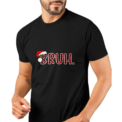 Bruh Funny Christmas Plaid Teens Boys Kids Xmas Pajamas T-Shirt - Christmas Unisex T-Shirt/Hoodie/Sweatshirt - NINA00