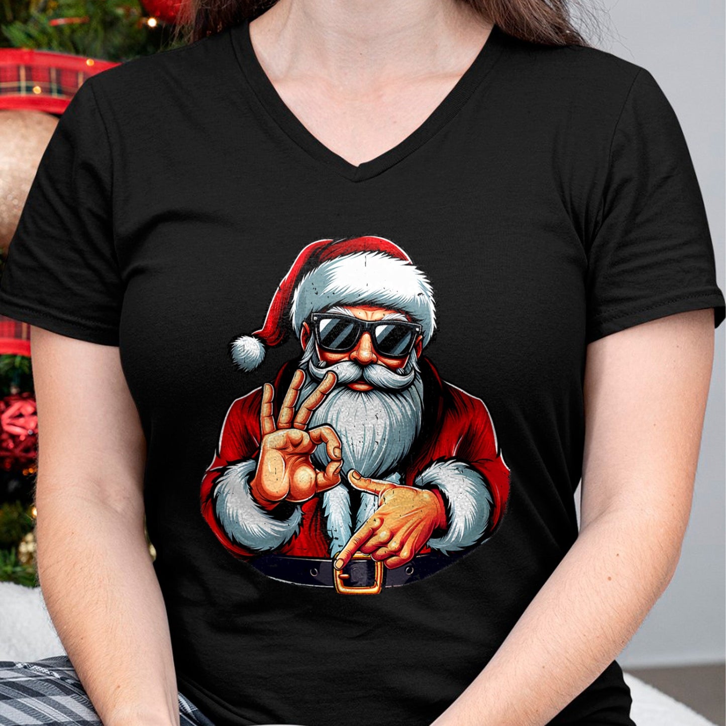 Funny Six Seven 6 7 Meme Santa Christmas Shirt Men Boys Teen T-Shirt - Christmas Unisex T-Shirt/Hoodie/Sweatshirt - NINA00