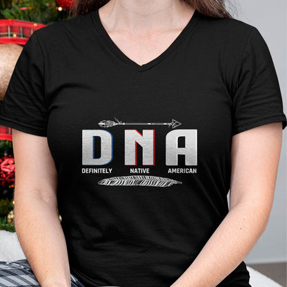 Native American T-Shirts, Vintage Native American Unisex T-Shirt/Hoodie/Sweatshirt HLT00 - Native American DNA Native Indian Pride Indigenous T-Shirt (1)