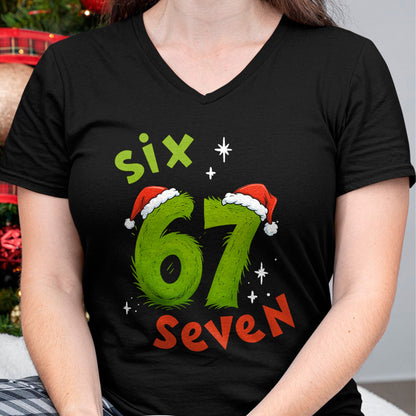 67 Meme Six Seven for Kids Women Men Boys Girls Christmas T-Shirt - Christmas Unisex T-Shirt/Hoodie/Sweatshirt - NINA00