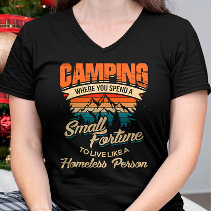 Funny Camping Gifts with Sayings for Campers Camp - Camping T-Shirt (SKUNINA - C03)