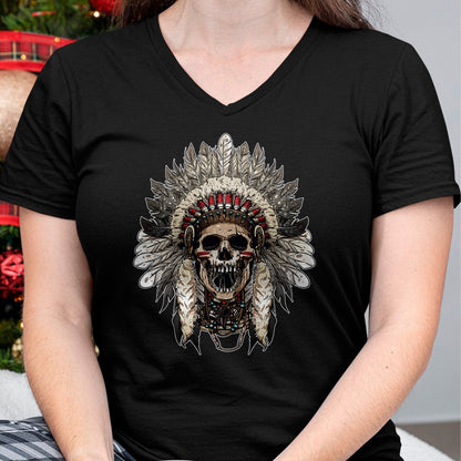 Native American T-Shirts, Vintage Native American Unisex T-Shirt/Hoodie/Sweatshirt HLT00 - American Flag - Chief Head Native American Indians Warbonnets Headdress T-Shirt (1)