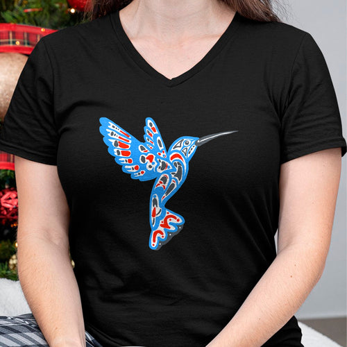 Native American T-Shirts, Vintage Native American Unisex T-Shirt/Hoodie/Sweatshirt HLT00 - Hummingbird Native American Indian Tribal Graphic T-Shirt