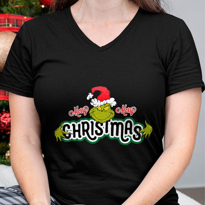 Dr. Seuss Grinch Hugs Christmas Short Sleeve T-shirt - Christmas Unisex T-Shirt/Hoodie/Sweatshirt - NINA00