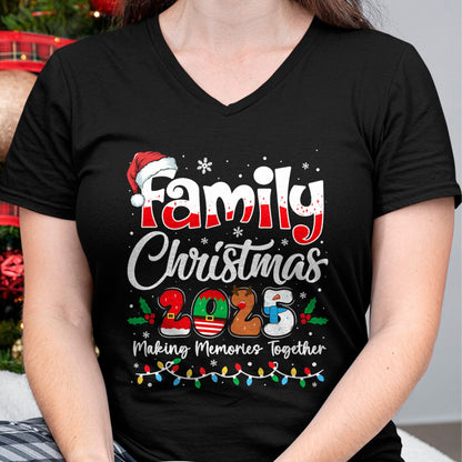 Family Christmas 2025 Matching Outfit Xmas Squad Santa T-Shirt - Christmas Unisex T-Shirt/Hoodie/Sweatshirt - NINA00