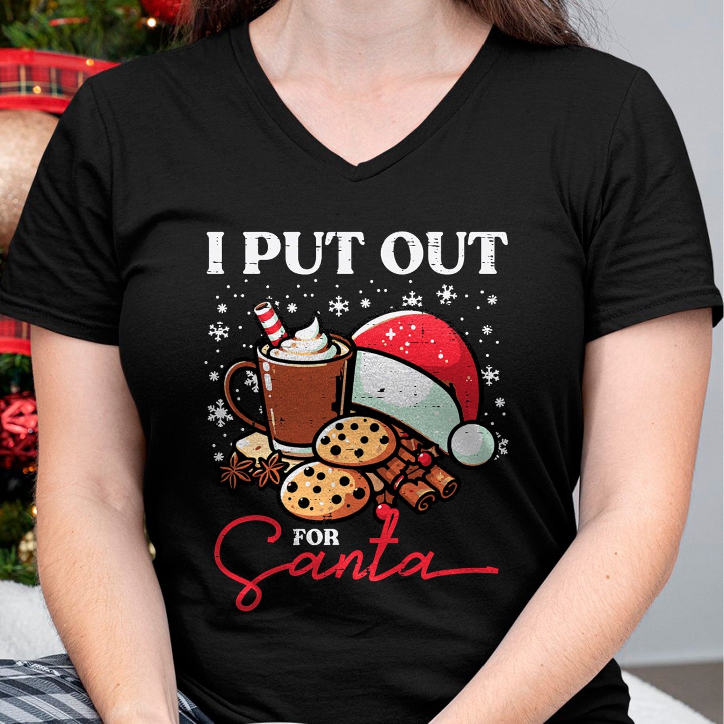 Christmas I Put Out For Santa Funny Xmas Kids Women Men T-Shirt - Christmas Unisex T-Shirt/Hoodie/Sweatshirt - NINA00