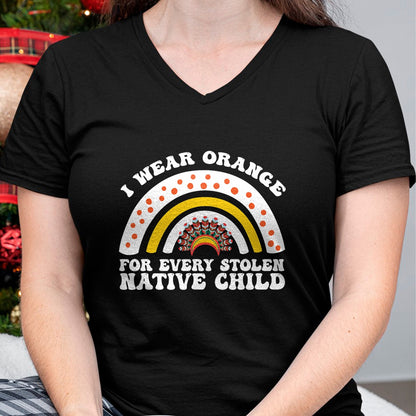 Native American T-Shirts, Vintage Native American Unisex T-Shirt/Hoodie/Sweatshirt HLT00 - I Wear Orange For Every American Native Child Indian Pride T-Shirt (1)