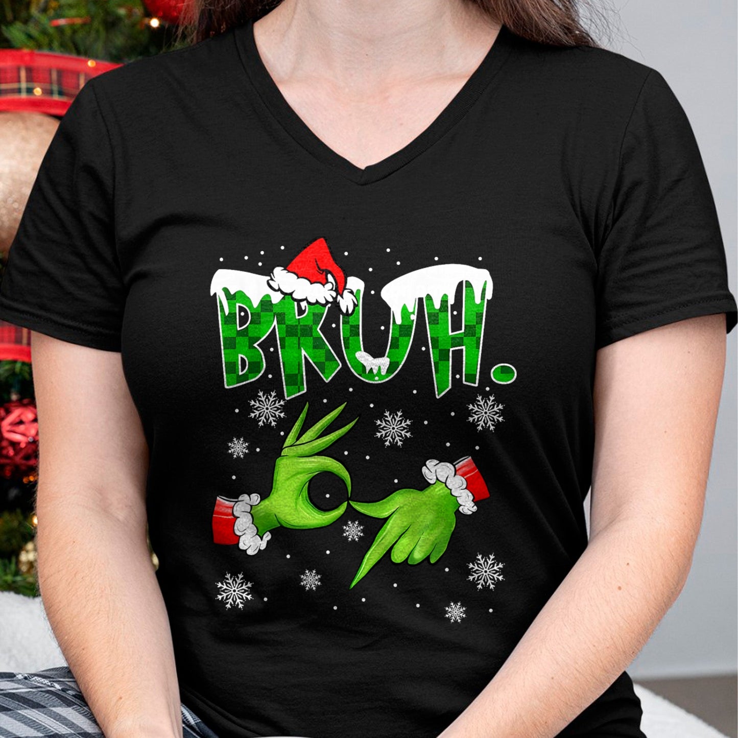 Bruh 67 Six Seven 6 7 Meme Christmas Funny Gen Alpha Slang T-Shirt  - Christmas Unisex T-Shirt/Hoodie/Sweatshirt - NINA00