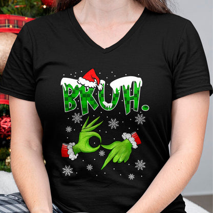 Bruh 67 Six Seven 6 7 Meme Christmas Funny Gen Alpha Slang T-Shirt  - Christmas Unisex T-Shirt/Hoodie/Sweatshirt - NINA00