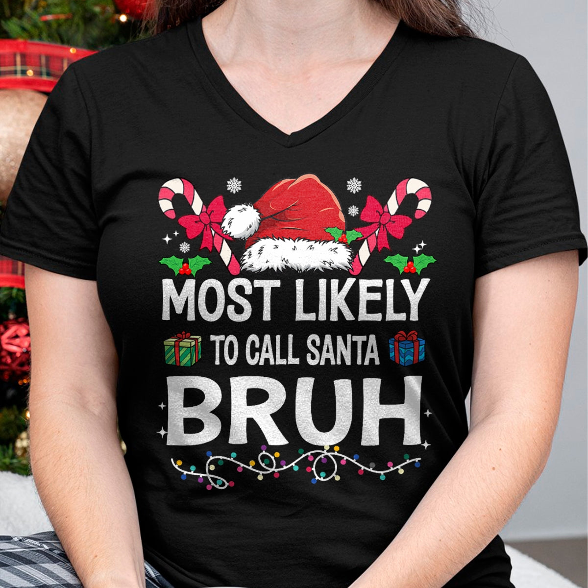 Most Likely To Christmas Matching Family Pajamas Funny T-Shirt - Christmas Unisex T-Shirt/Hoodie/Sweatshirt - NINA00