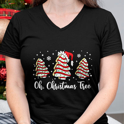 Groovy Oh Christmas Tree Cakes Debbie Becky Jen Cake Lovers T-Shirt - Christmas Unisex T-Shirt/Hoodie/Sweatshirt - NINA00