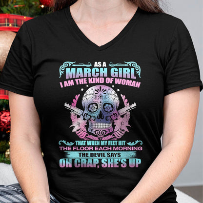 AS A MARCH GIRL I AM THE KIND OF WOMAN FMA (SKU08-85-03)