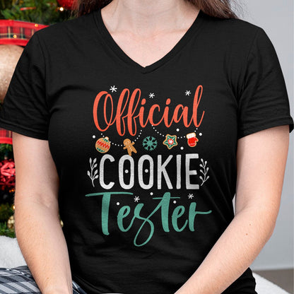 Official Cookie Tester Funny Christmas Couples Matching T-Shirt - Christmas Unisex T-Shirt/Hoodie/Sweatshirt - NINA00